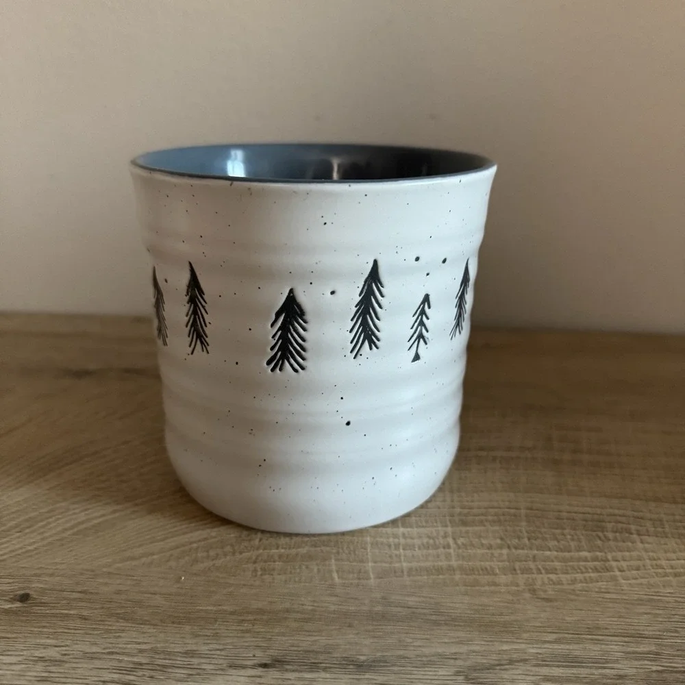 Peppermint & Pine Container Two Gnomes Holding Hands‎ Trees Jar Kitchen Decor